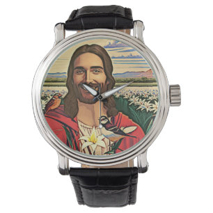 Relógio Gráficos e Lírios