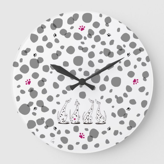 RELÓGIO GRANDE ダルメシアンの気持ち。 (Frente)