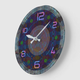 Relógio Grande 0202 ultra_ a001 Wall Clock (Relógio de parede ult