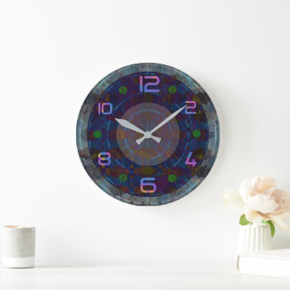 Relógio Grande 0202 ultra_ a001 Wall Clock (Relógio de parede ult