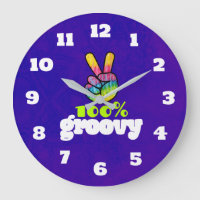 100% Groovy Rainbow Sinal de Paz Acid Roxo