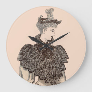 Relógio Grande 1897 Mulher vitoriana