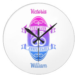 Relógio Grande 18 anos de casamento tradicionais da Porcelana