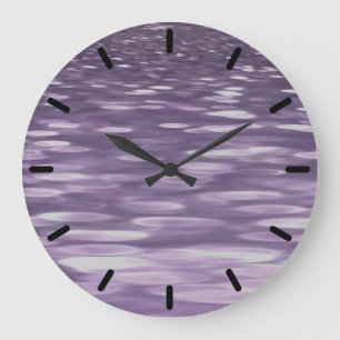 Relógio Grande #1 abstrato: Shimmer ultravioleta