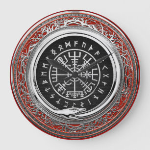 Relógio Grande [200] Vegvisir - Bússola mágica virada para prat