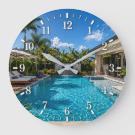 Relógio Grande 2026 Pool Clock