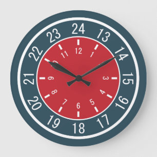Relógio Grande 24-HOUR CUSTOM wall clocks