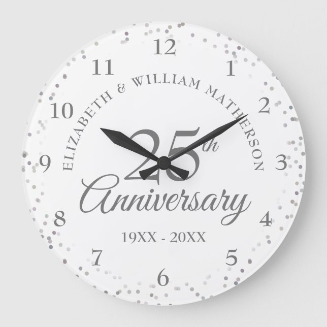 Relógio Grande 25 Aniversário de Silver Stardust (Frente)