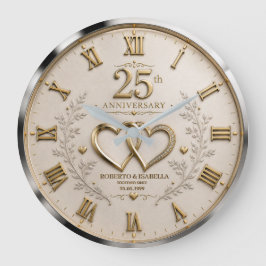 Relógio Grande 25th wedding anniversary 25 years anniversary