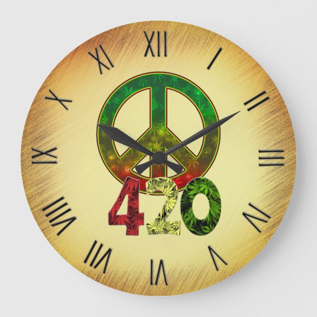 Relógio Grande 4 20 Paz (Frente)