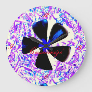 Relógio Grande 5 flor de giro-pino pálpetal Thunder_Cove