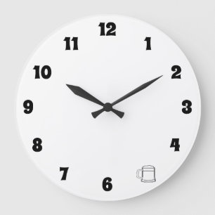 Relógio Grande 5 O'Clock Algures Clock