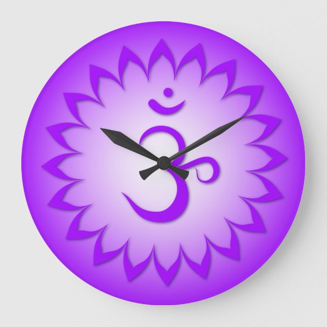 Relógio Grande 7 Relógios Chakra (Frente)