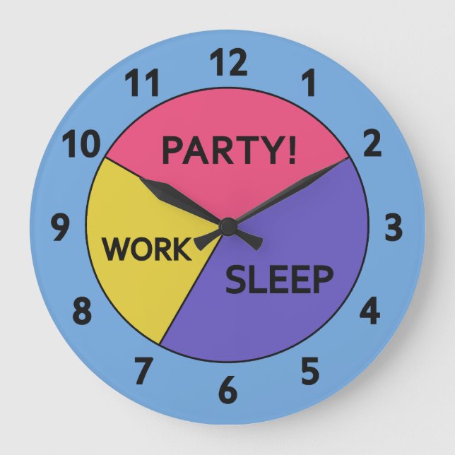 Relógio Grande A carta de torta do pulso de disparo da vida (Frente)