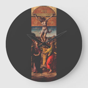 Relógio Grande A Crucificação por Carlo Crivelli