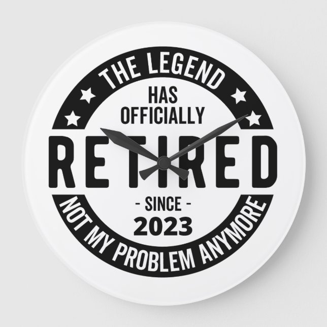 Relógio Grande A Lenda Oficialmente Aposentou-Se, 2023 (Frente)