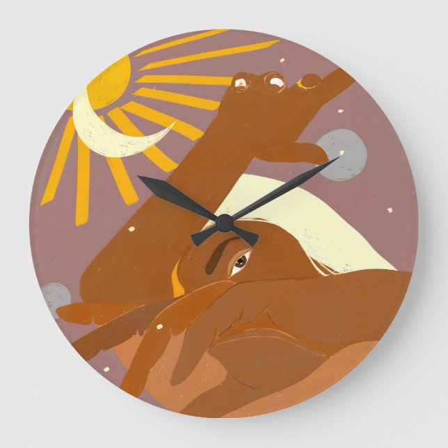 Relógio Grande A Lua dança Comigo (Frente)