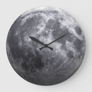 Relógio Grande A Lua - Efeito 3D