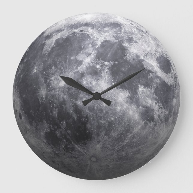 Relógio Grande A Lua - Efeito 3D (Frente)