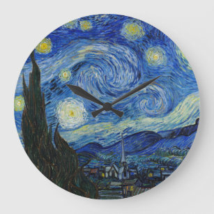 Relógio Grande A Noite Estrelada, 1889, por Vincent van Gogh
