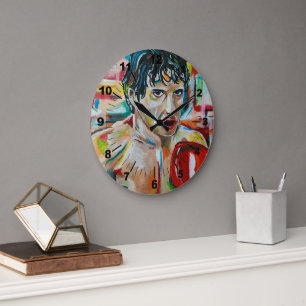 Relógio Grande A Pintura O Boxeador por Alfred Fox