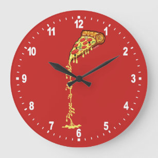 Relógio Grande A pizza é o melhor
