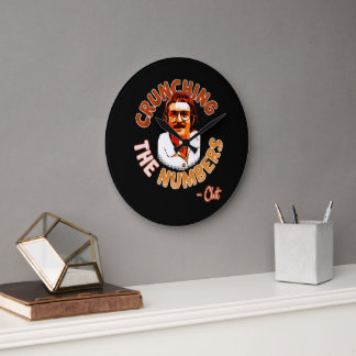 Relógio Grande A recolher os números