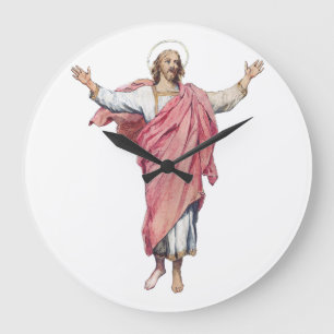 Relógio Grande A Ressurreição de Cristo Obra-Prima Sagrada