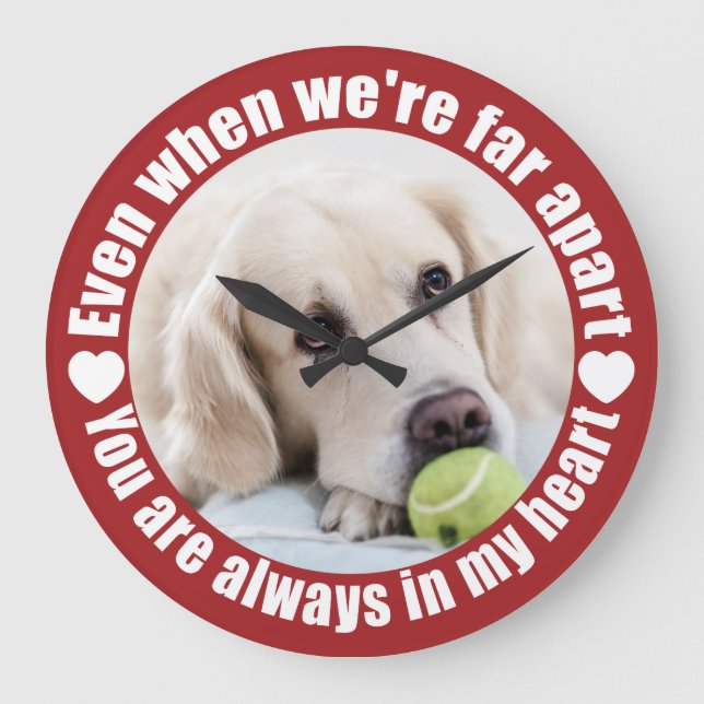 Relógio Grande A SUA FOTOGRAFIA Fora do Amor (Frente)