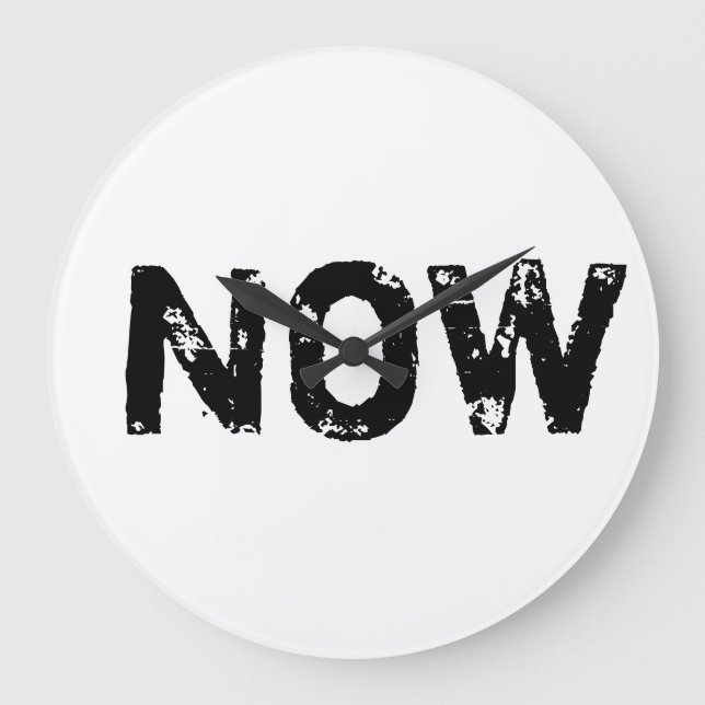 Relógio Grande A única vez é agora (Frente)