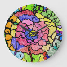 Abstrato Art Colorida Maravilhosa Flor