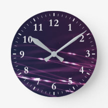 Abstrato Dark Purple Lines com Números Brancos