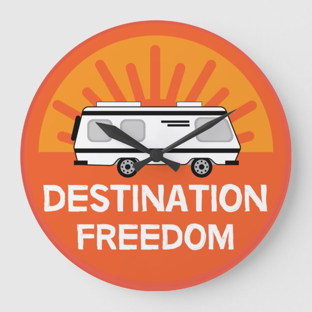 Relógio Grande Acampamento Motorhome | Campanha de autocargueiros (Frente)