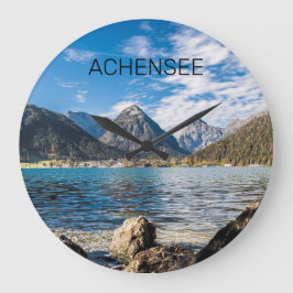 Relógio Grande Achensee Tirol Retro Áustria Feriado Souvenir