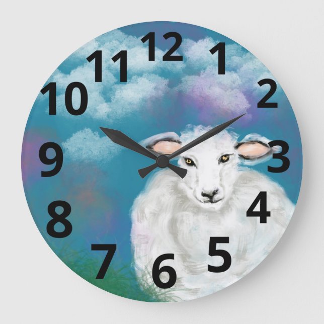 Relógio Grande Acrylic Wall Clock (Frente)