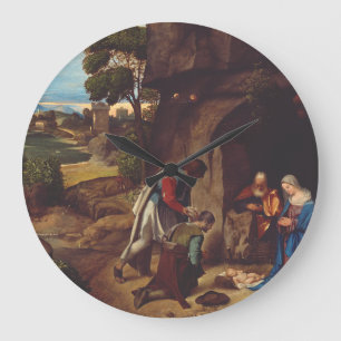 Relógio Grande Adoração dos Pastores por Giorgione