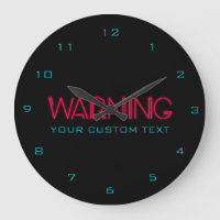 Advertência retro das luzes de néon do anos 80