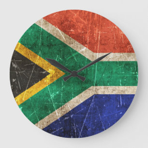Relógio Grande África do Sul riscou o wVintage envelhecida e