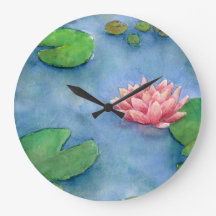 Aguarela Flôr de Lotús