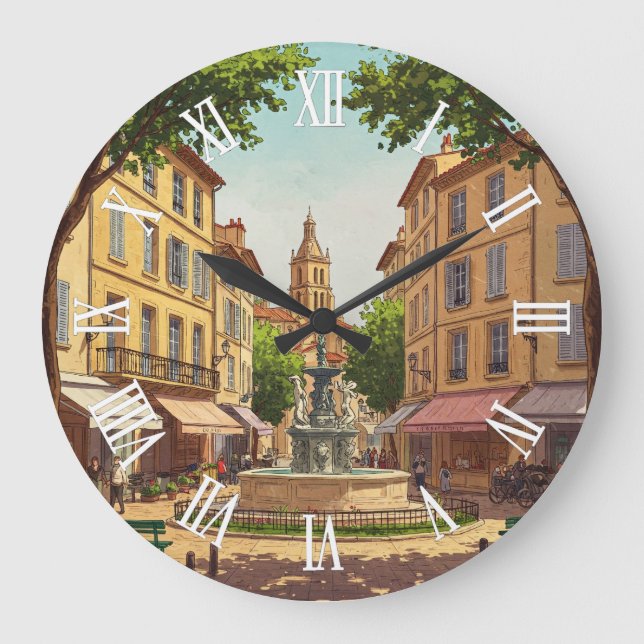 Relógio Grande Aix-en-Provence France Travel (Frente)