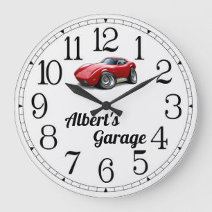 Relógio Grande Albert's Corvette Garage
