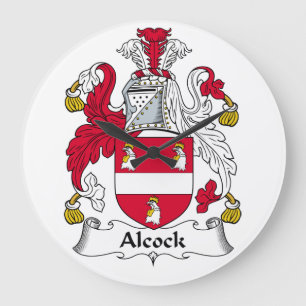 Relógio Grande Alcock Family Crest