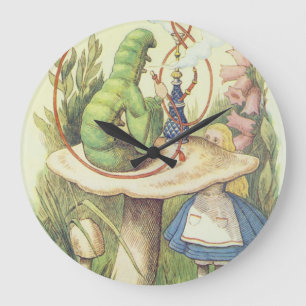 Relógio Grande Alice encontra a lagarta