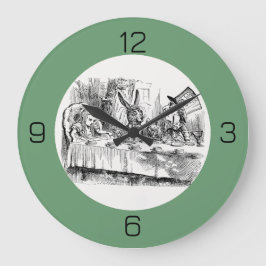 Relógio Grande Alice no Partido das Maravilhas - Festa do Chá de 