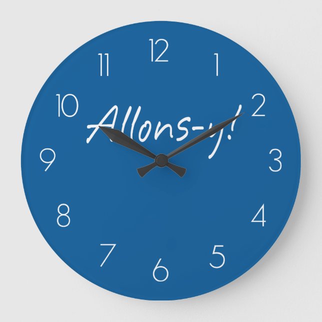 Relógio Grande Allons-y (Frente)