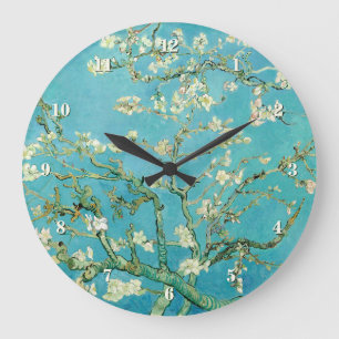 Relógio Grande Almond Blossoms   Vincent Van Gogh