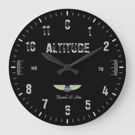 Relógio Grande Altímetro do vintage