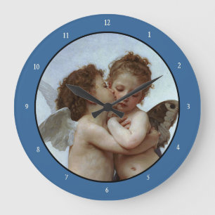 Relógio Grande Alunos L'Amour et Psyche de Bouguereau (Cupido)