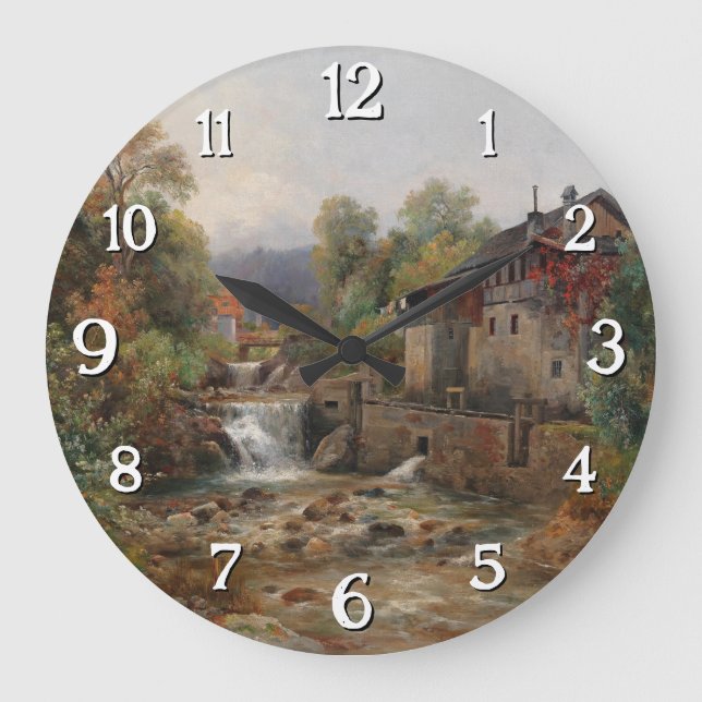 Relógio Grande "Am Mühlenbach" (Pela Corrente de Mill) (Frente)