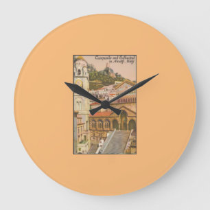 Relógio Grande Amalfi, Cartão postal de Viagens vintage italiano